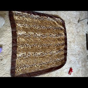 Sheer cheetah print wildrag